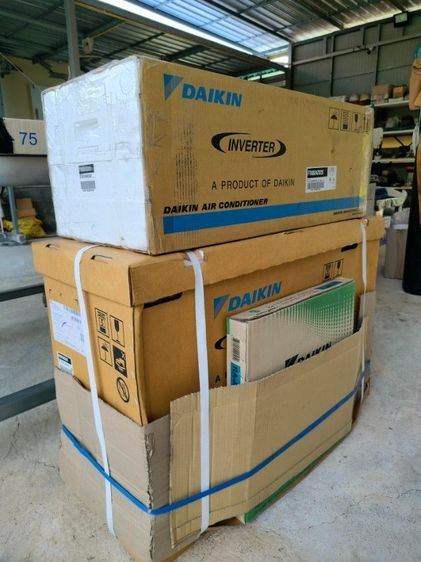 แอร์ติดผนัง เป็นระบบอินเวอร์เตอร์ แอร์ใหม่ Daikin 20500 BTU
(ค่าทำงานสูงสุด 24000 BTU) ระบบอินเวอร์เตอร์ 