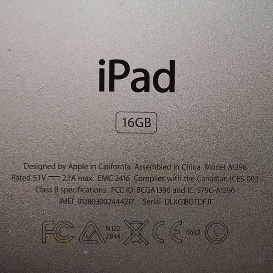 ipad2 รุ่น A1396 สีดำ รูปที่ 3