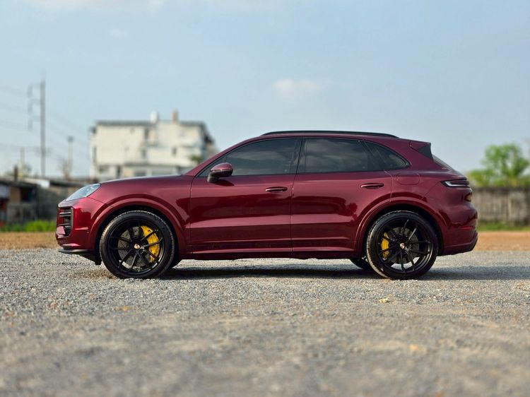 Porsche Cayenne 2022 3.0 E-Hybrid 4WD Utility-car ปลั๊กอินไฮบริด (PHEV) ไม่ติดแก๊ส เกียร์อัตโนมัติ แดง รูปที่ 3