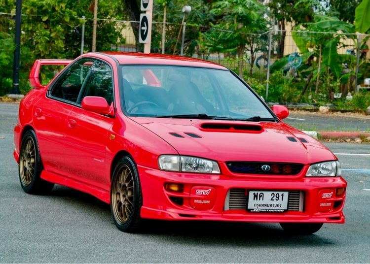 รถ Subaru Impreza 2.0 WRX STi 4WD สี แดง