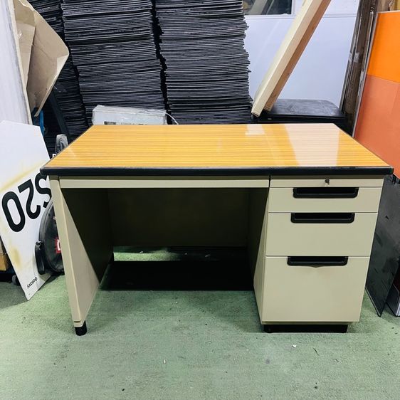 โต๊ะทำงานเหล็ก 4 ฟุต ยี่ห้อ Kingdom 5 ลิ้นชัก รูปที่ 2