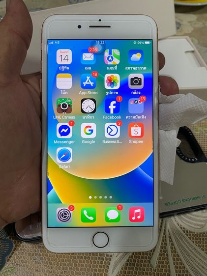 iPhone 8plus เครื่องใช้งานเอง ถนอม ยังสวยอยู่มาก รูปที่ 7