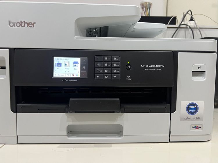 พริ้นเตอร์อิงค์เจ็ทมัลติฟังก์ชั่น Brother MFC-J2340DW อิงค์เจ๊ท wifi ขนาด A3 มือสองสภาพมือ 1