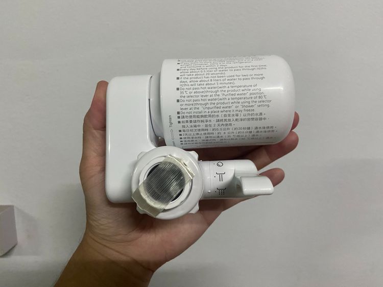 Panasonic เครื่องกรองน้ำแบบติดหัวก๊อก พร้อมไส้กรอง รุ่น TK-CJ300-WTH รูปที่ 15