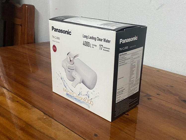 Panasonic เครื่องกรองน้ำแบบติดหัวก๊อก พร้อมไส้กรอง รุ่น TK-CJ300-WTH รูปที่ 2