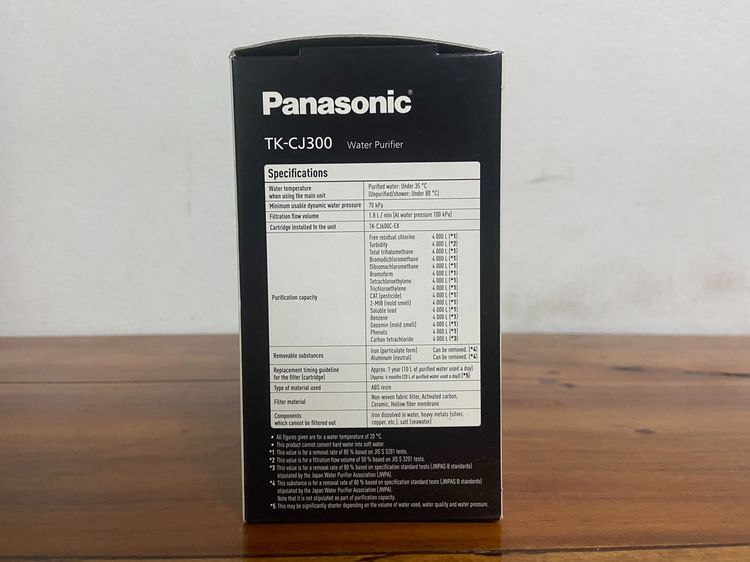Panasonic เครื่องกรองน้ำแบบติดหัวก๊อก พร้อมไส้กรอง รุ่น TK-CJ300-WTH รูปที่ 6