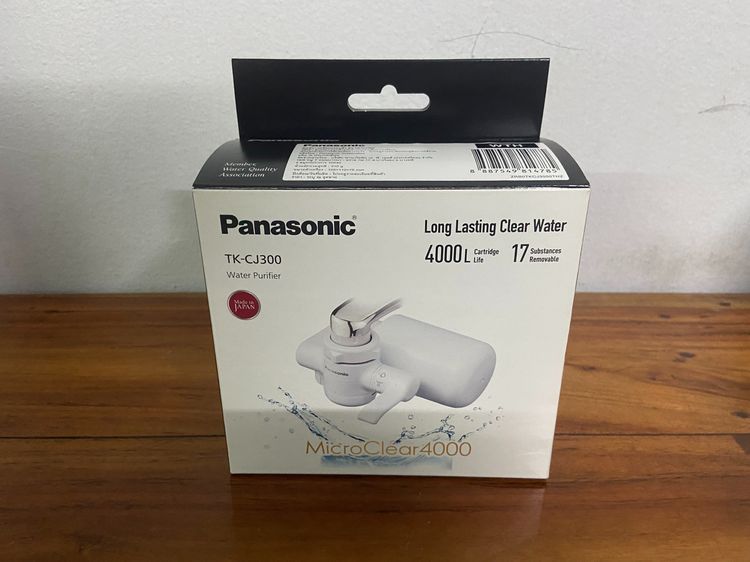 Panasonic เครื่องกรองน้ำแบบติดหัวก๊อก พร้อมไส้กรอง รุ่น TK-CJ300-WTH