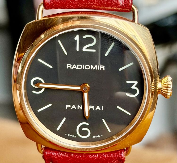 ขายนาฬิกา Panerai Radiomir ขนาด 45 mm Rose Gold 18k ของแท้