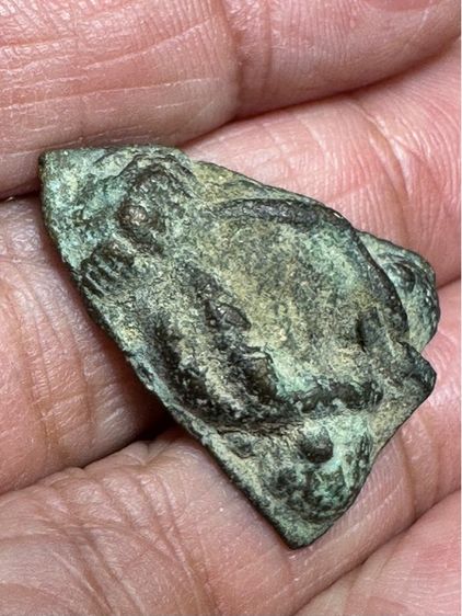 พระปิดตาหล่อโบราณเนื้อสัมฤทธิสำนักเขาอ้อ  รูปที่ 3