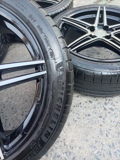 17" แม็ก ขอบ 17 4 รู 100 พร้อมยางมิชลิน ปี 21