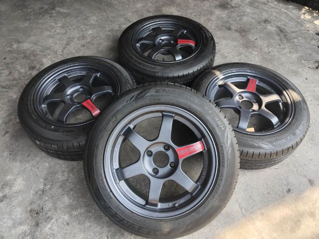 TE37 สีเทากันพร้อมยาง Dunlop ปี 23 รูปที่ 9