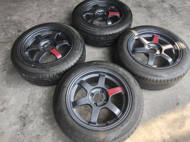 TE37 สีเทากันพร้อมยาง Dunlop ปี 23 รูปที่ 2