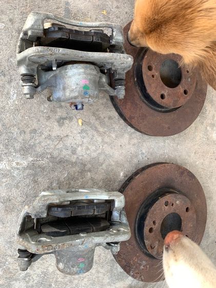 ชุดเบรคหน้าคู่ Honda civic FK FC