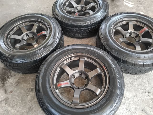 TE37 กว้าง 9 ออฟ 0 งานโปรแม็ก พร้อมยาง Toyo ปี 22 รูปที่ 7