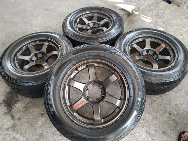 TE37 กว้าง 9 ออฟ 0 งานโปรแม็ก พร้อมยาง Toyo ปี 22 รูปที่ 2