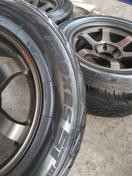 TE37 กว้าง 9 ออฟ 0 งานโปรแม็ก พร้อมยาง Toyo ปี 22 รูปที่ 8