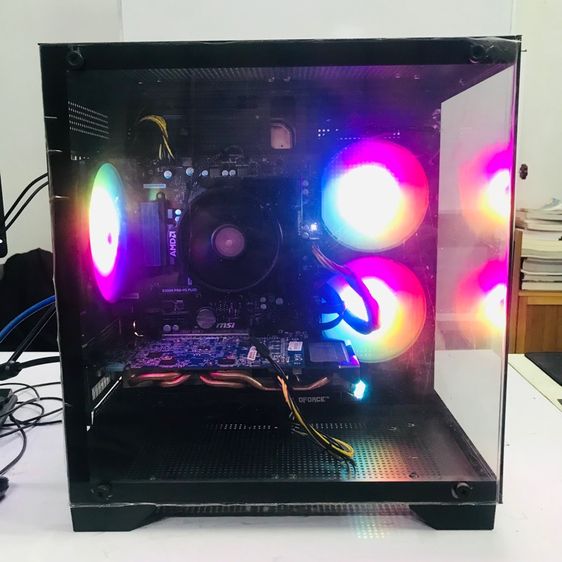 คอม ryzen เคสตู้ปลาสวยๆ เล่นเกมส์ ทำงาน ออกแบบกราฟิกได้ เครื่องไว
