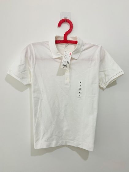 เสื้อโปโล UNIQLO Lady แท้ 💯 size M ขนาด อก 18 ยาว 25 นิ้ว สภาพใหม่ป้ายห้อย ดีเทล เนื้อผ้าดีมากนิ่มใส่สบาย หายากน่าสะสมครับ