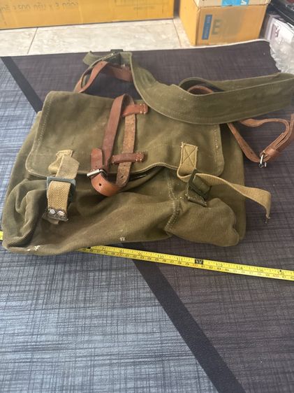 กระเป๋าทหารผ้าแคนวาสยุคเก่า รูปที่ 11