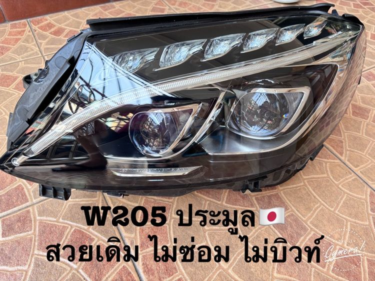 ไฟหน้าBenz C class แท้มือสองญี่ปุ่น รูปที่ 6