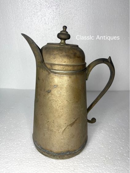 เหยือก ทองเหลือง งานยุโรปเก่าสะสม