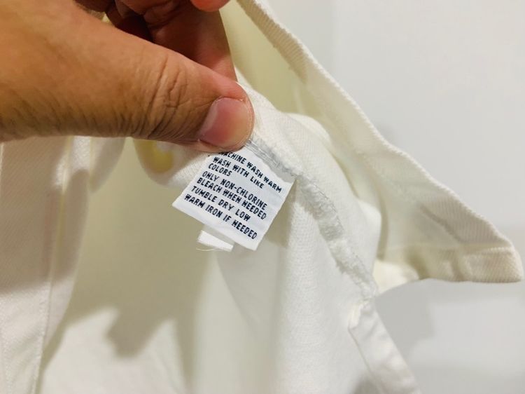 เสื้อ POLO Ralph Lauren ทรง Custom Fit แท้ 💯 size L อก 22 หน้ายาว 27 หลัง ยาว 29 นิ้ว สภาพดีมาก ทรงสวย เนื้อผ้าดีมาก หายากน่าสะสม รูปที่ 7