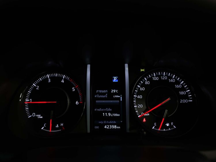Toyota Fortuner 2023 2.8 GR Sport Black Top 4WD Utility-car ดีเซล ไม่ติดแก๊ส เกียร์อัตโนมัติ แดง รูปที่ 4