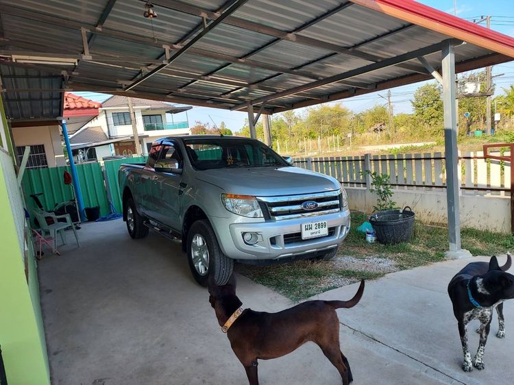 Ford Ranger 2014 2.2 Hi-Rider XLT Pickup ดีเซล ไม่ติดแก๊ส เกียร์ธรรมดา เทา รูปที่ 4