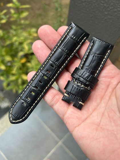 สายนาฬิกา หนังแท้ประกบ กว้าง 24 mm รูปที่ 7