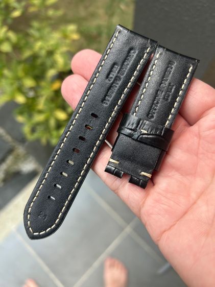 สายนาฬิกา หนังแท้ประกบ กว้าง 24 mm รูปที่ 8