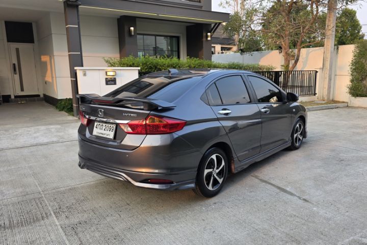 Honda City 2015 1.5 V Plus i-VTEC Sedan เบนซิน ไม่ติดแก๊ส เกียร์อัตโนมัติ เทา รูปที่ 4