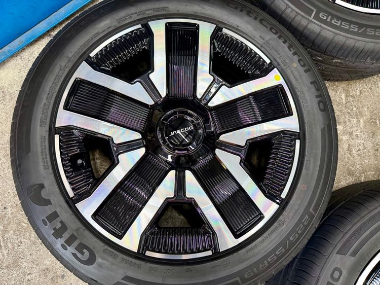 ล้อแม็ก JAECOO 6 ขอบ 19” ถอดป้ายแดง ยาง GITI 225-55R19 ปี 25 ตุ่มหน้ายางอยู่ครบ รูปที่ 7