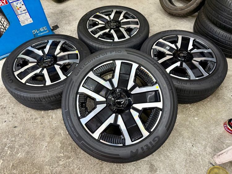 ล้อแม็ก JAECOO 6 ขอบ 19” ถอดป้ายแดง ยาง GITI 225-55R19 ปี 25 ตุ่มหน้ายางอยู่ครบ รูปที่ 3