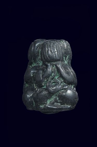 พระปิดตาสามเกลอเนื้อเมฆพัตร รูปที่ 2