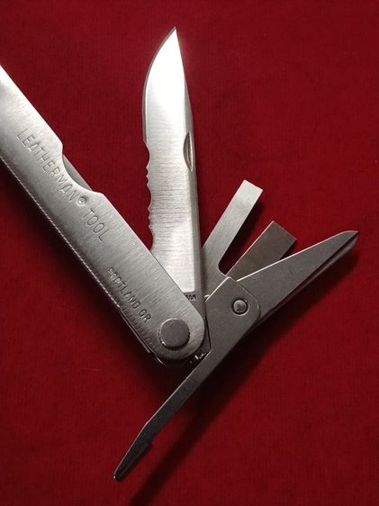 LEATHERMAN TOOL PST2 RARE ITEM ใหม่เก่าเก็บไม่ผ่านการใช้งาน ไม่มีตำหนิพร้อมซองหนังตรงรุ่น หายากเลิกผลิตนานแล้ว นักสะสมแบรนด์นี้ไม่ควรพลาด รูปที่ 5