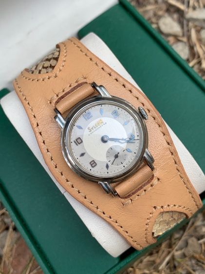 นาฬิกามือสอง Sylcon Chronometer แท้ สภาพสวย ระบบไขลาน รูปที่ 3