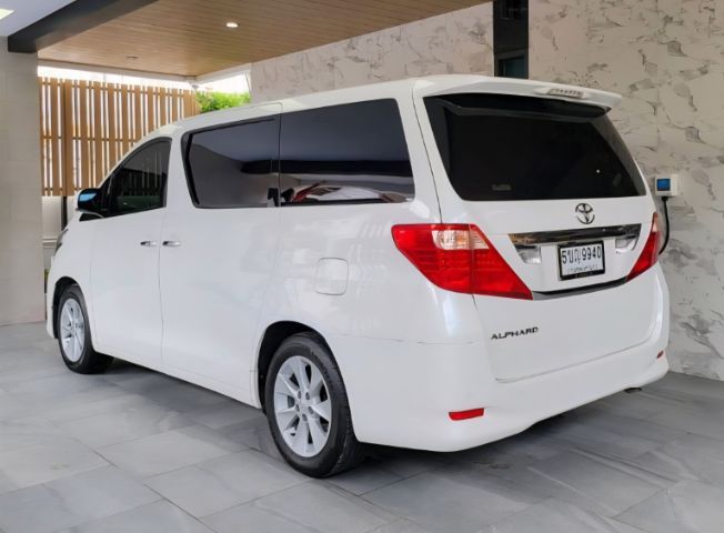 Toyota Alphard 2008 2.4 V Utility-car เบนซิน ไม่ติดแก๊ส เกียร์อัตโนมัติ ขาว รูปที่ 4