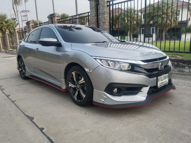 Honda Civic 2017 1.8 E i-VTEC เบนซิน เกียร์อัตโนมัติ เทา รูปที่ 2