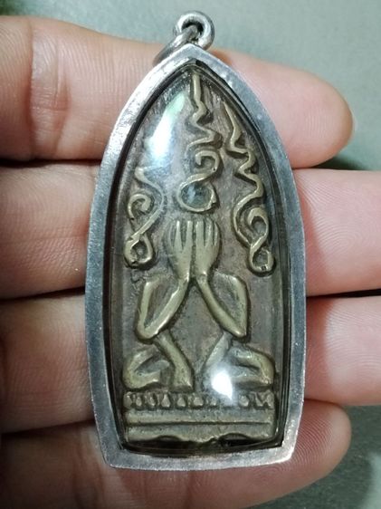 เปิดครับพิมพ์ใบพายหลังยันต์หลวงพ่อเจ๊ก เมืองลุง.2485.แจกคราวสงครามอินโดจีน เลี่ยมเงิน