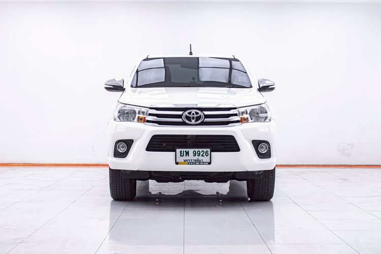 Toyota Hilux Revo 2016 2.4 E Prerunner Pickup ดีเซล ไม่ติดแก๊ส เกียร์ธรรมดา ขาว รูปที่ 4