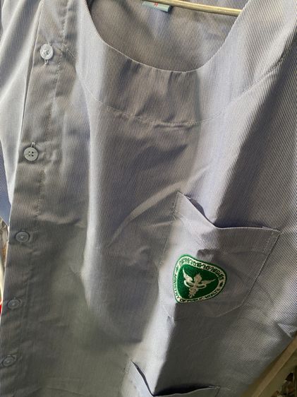 เสื้อสาสุขทรงสคับ ไซส์เอ็มอก40 มือ1ซื้อมาไม่ทันลองแค่แตะ 250รส  รูปที่ 2