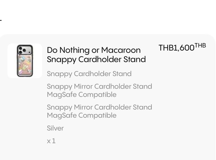 Casetify  Cardholder Silver  รูปที่ 11