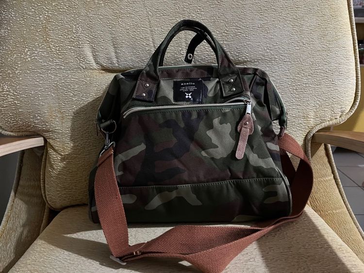 กระเป๋าสะพาย สีใบไม้เขียว Anello รูปที่ 2