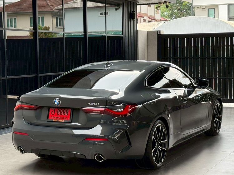 BMW Series 4 2022 430i Sedan เบนซิน ไม่ติดแก๊ส เกียร์อัตโนมัติ เทา รูปที่ 4