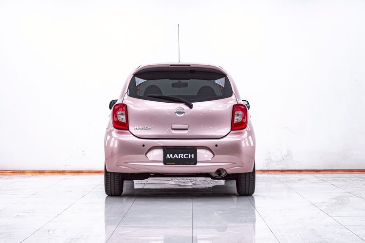 Nissan March 2018 1.2 E Sedan เบนซิน ไม่ติดแก๊ส เกียร์อัตโนมัติ ชมพู รูปที่ 4