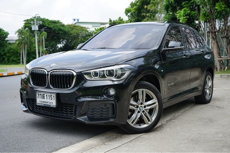 BMW X1 2018 2.0 sDrive20d M Sport Utility-car ดีเซล ไม่ติดแก๊ส เกียร์อัตโนมัติ ดำ รูปที่ 2