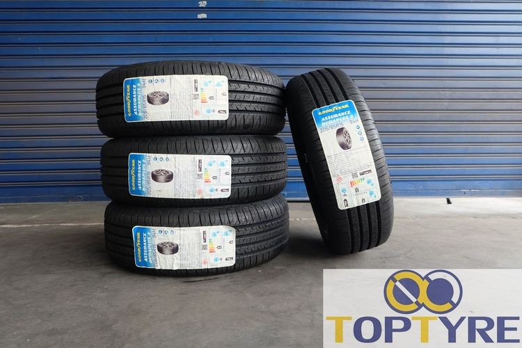 🍀 ยางใหม่่ Goodyear รุ่น Assurance Duraplus2 ขนาด 205 65R15 ปี24