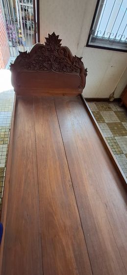 เตียงไม้สักแท้ จำนวน 2 เตียง รูปที่ 2