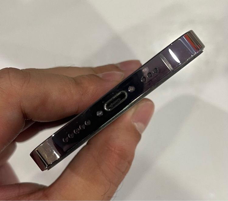 iphone14pro 128gb เครื่องศูนย์ไทยสีdeep purple สภาพใหม่ ใช้งานได้ปกติ รูปที่ 4