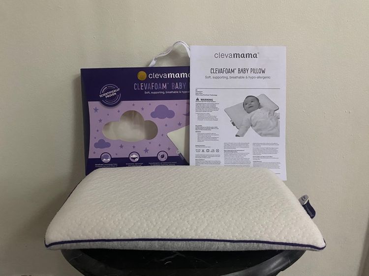 อุปกรณ์เพื่อสุขภาพและความปลอดภัย  Clevamama ClevaFoam หมอนทารก